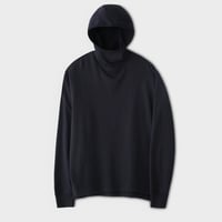 PHIGVEL‐MAKERS Co．HOODED LS TOP (DARK NAVY)