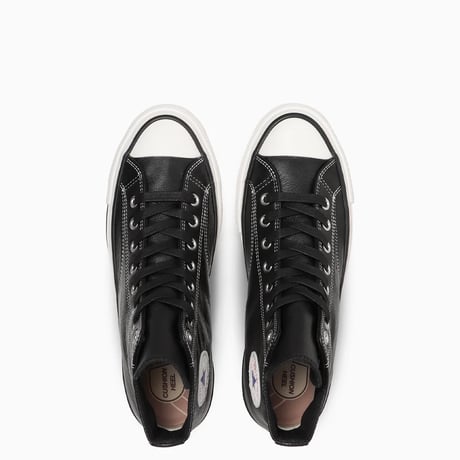CHUCK TAYLOR LEATHER HI（BLK LEATHER）