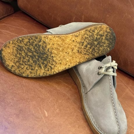 DEADSTOCK Clarks “Desert Trek”  color  gray suède made in  England🏴󠁧󠁢󠁥󠁮󠁧󠁿