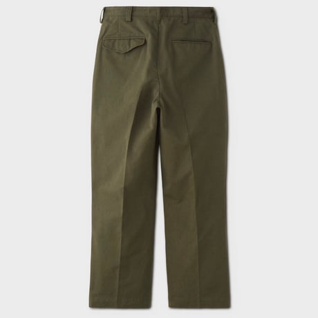 PHIGVEL‐MAKERS Co．Chino Cloth Workaday Trousers（Forest）