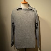 kenneth field L/S POLO  ‐GRAY‐