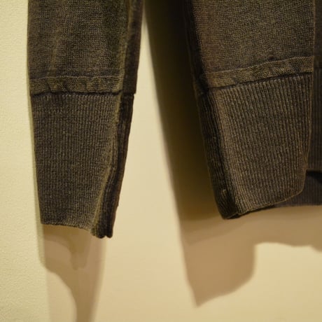 -grp- linen crew neck knit marrone