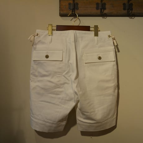 KENNETH FIELD CEREMONY Ⅱ SHORTS -LIPSTOP＆HBT(WHITE)-