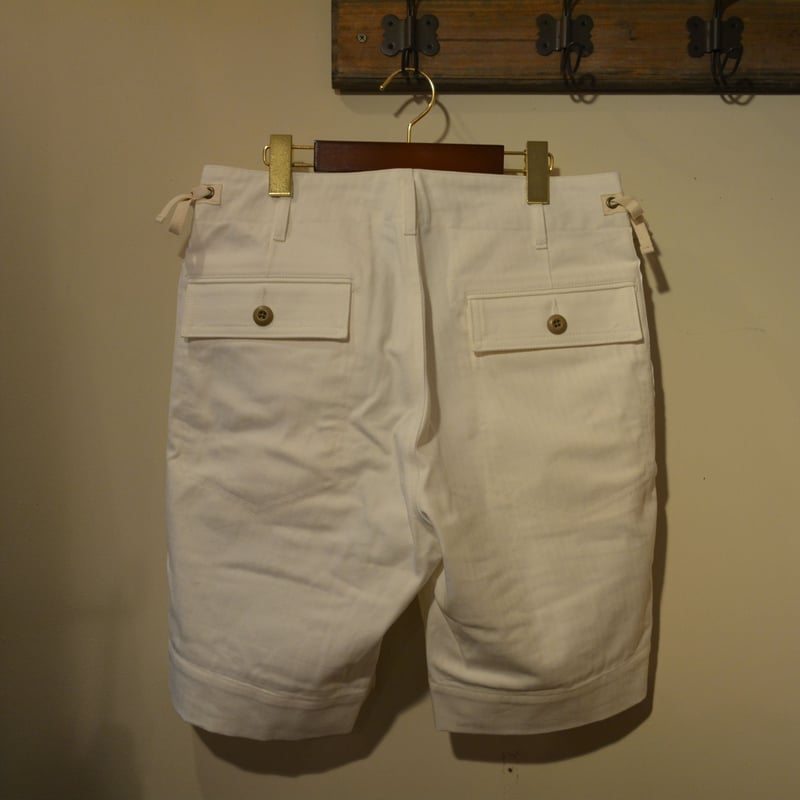 KENNETH FIELD CEREMONY Ⅱ SHORTS -LIPSTOP＆HBT(WH