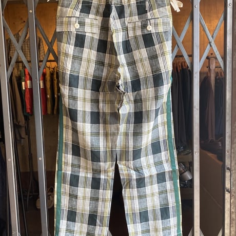 kenneth field ceremonyⅡwide plaids green