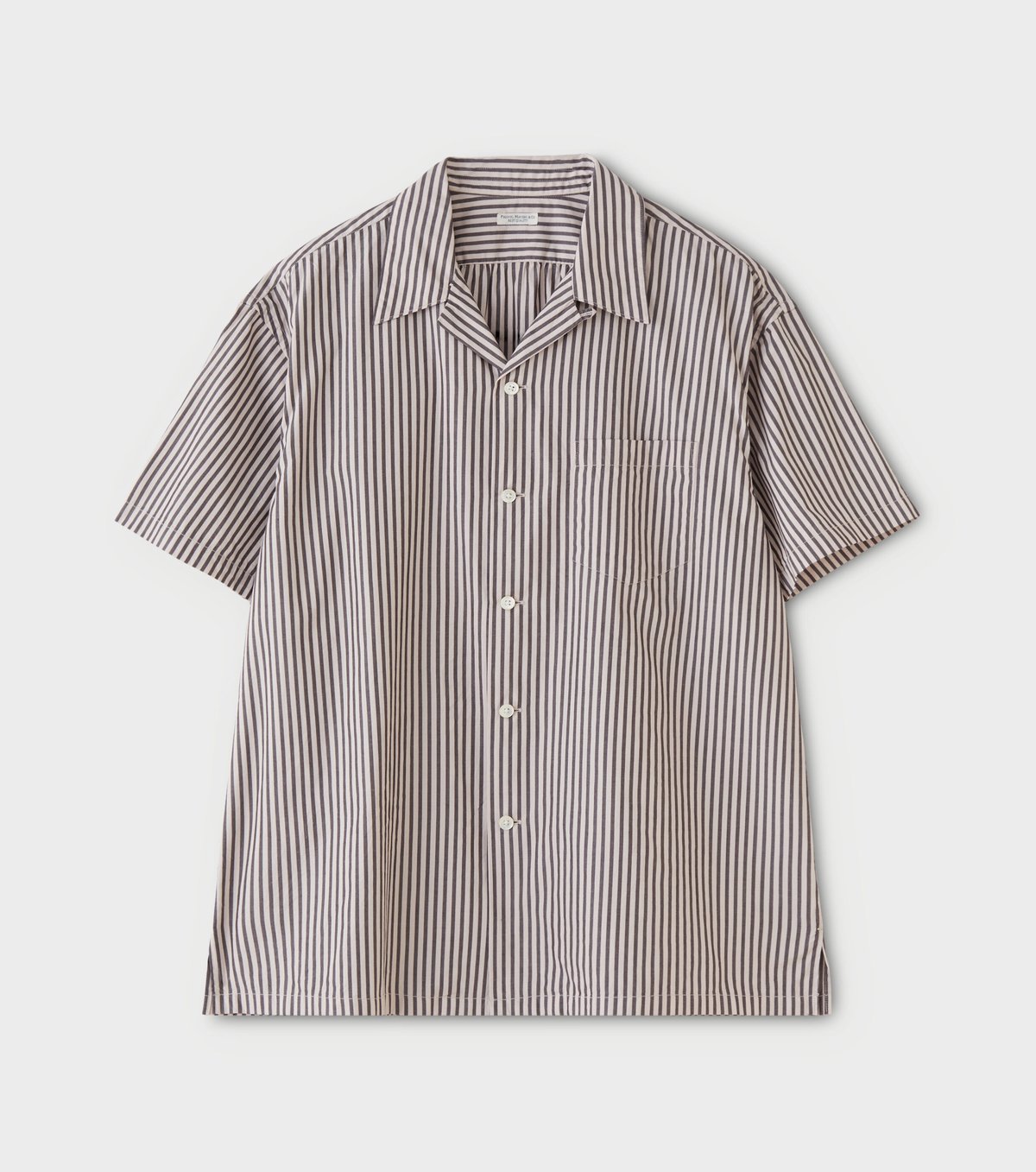 トップス phigvel MADRAS BACK GATHERING SS SHIRT MADRAS BACK GATHERING SS SHIRT (PMAN-SS02) | PHIGVEL