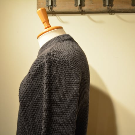GRP WAFFLEKNIT‐mediumweight‐ antracite (チャコールグレー)