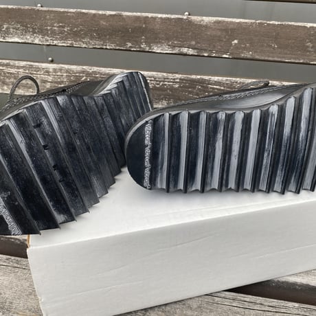 RUSSELL MOCCASIN 2758 Oneida BLK CXL Triple Vamp NOS size 7h D