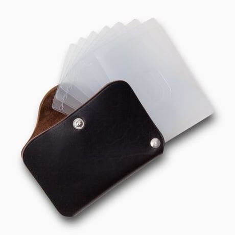 PHIGVEL‐MAKERS Co． pm‐㏄ card case -vintage black-