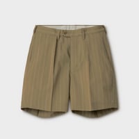 PHIGVEL MAKERS & Co. -Gent’s Stripe Shorts-(KhakiBeige)