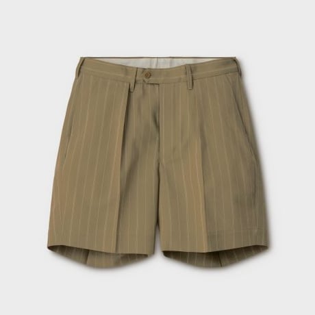PHIGVEL MAKERS & Co. -Gent’s Stripe Shorts-(KhakiBeige)