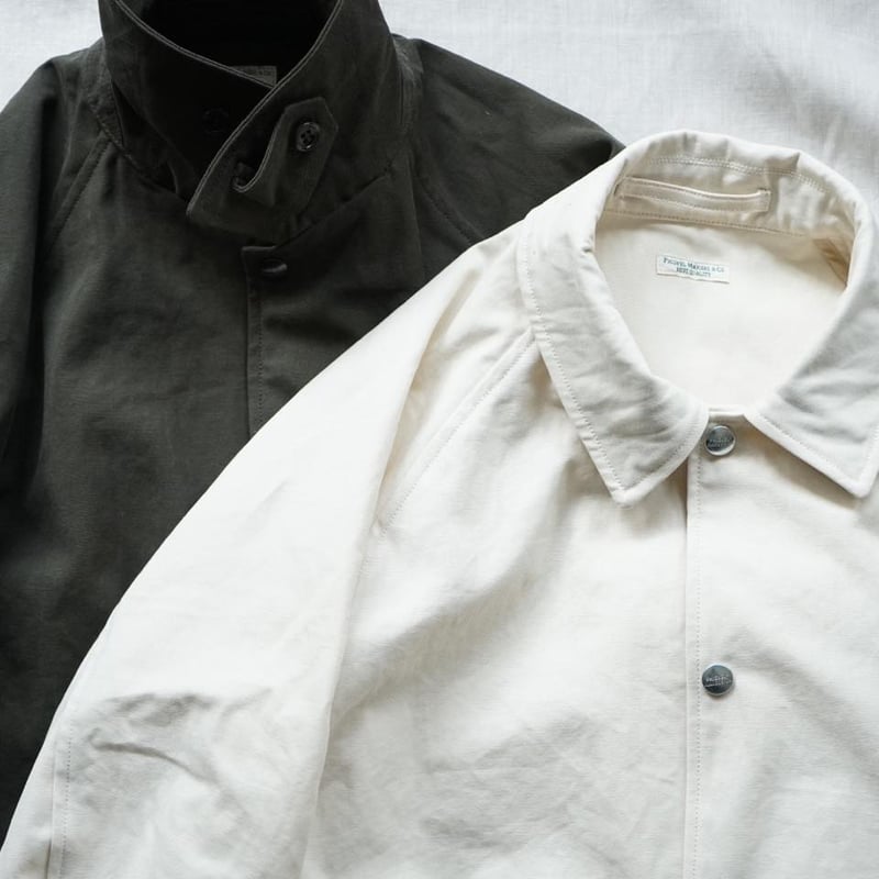 PHIGVEL‐MAKERS Co．CANVAS CLOTH FIELD COAT（ECRU）