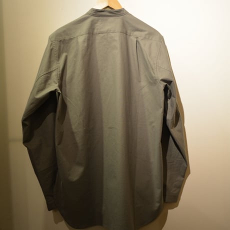 Frank Leder-bedlinenshirt- (StandCollar)OLIVE
