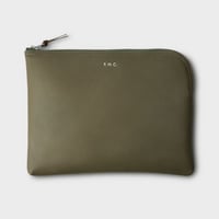 PHIGVEL‐MAKERS Co．Leather Purse L -G.Olive-