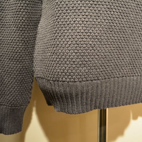 GRP WAFFLEKNIT‐mediumweight‐ grigio(ライトグレー)