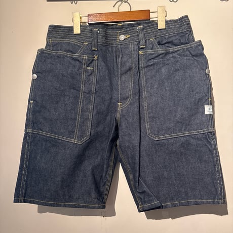 SASSAFRAS Fall Leaf Pants 1/2 13.5o.z Denim size Ｍ