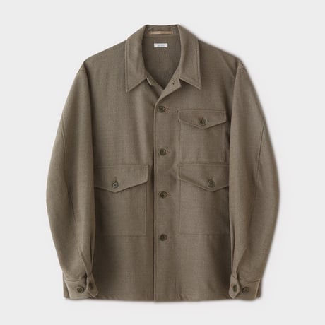 PHIGVEL‐MAKERS Co.   W/CA HUNTING SHIRTS JACKET (MIX KHAKI)