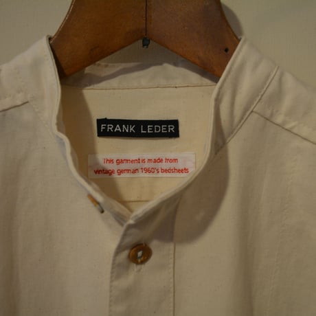 -Frankleder- bedlinenshirt (StandCollar)