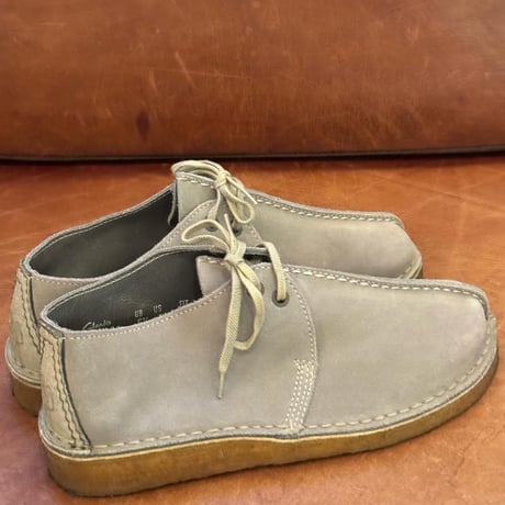 DEADSTOCK Clarks “Desert Trek”  color  gray suède made in  England🏴󠁧󠁢󠁥󠁮󠁧󠁿