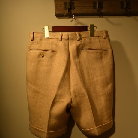 kenneth field リネンショーツ