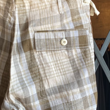 kenneth field ceremonyⅡwide plaids brown
