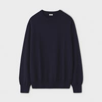 PHIGVEL‐MAKERS Co．W/L Crewneck Knit（INK NAVY）