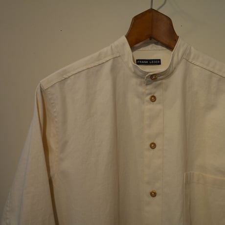 -Frankleder- bedlinenshirt (StandCollar)