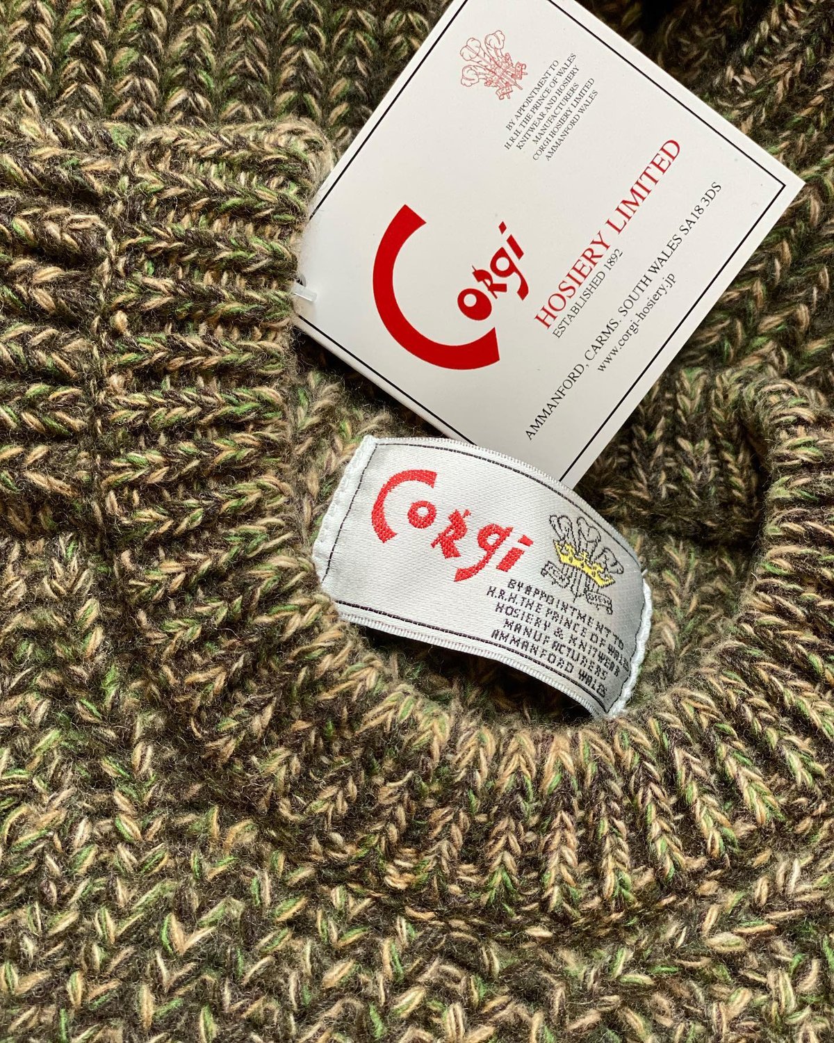激レア】CORGI KNITWEAR SWEATER 青タグ