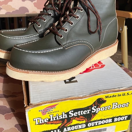 REDWING -ILISH SETTER- #8180 DEAD STOCK size 8E