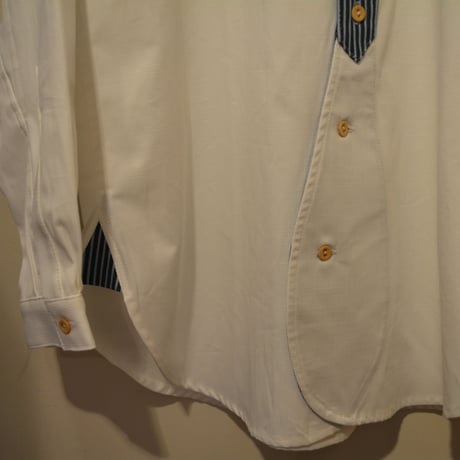 FrankLeder 20aw BAND COLLAR SHIRT