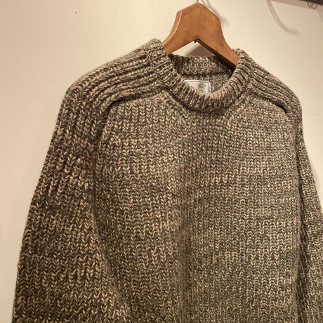 Corgi crew neck sweater MIX (Natural×Brown×Green)