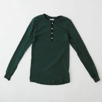 schiesser 20aw ‐karl-heinz‐1/1buttontape(green-melange)