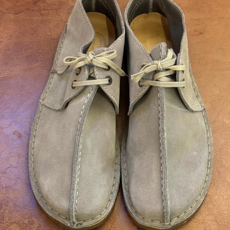 DEADSTOCK Clarks “Desert Trek”  color  gray suède made in  England🏴󠁧󠁢󠁥󠁮󠁧󠁿