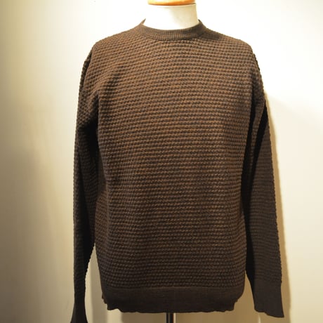 GRP crewneck “spotknit” MARRON(ブラウン)