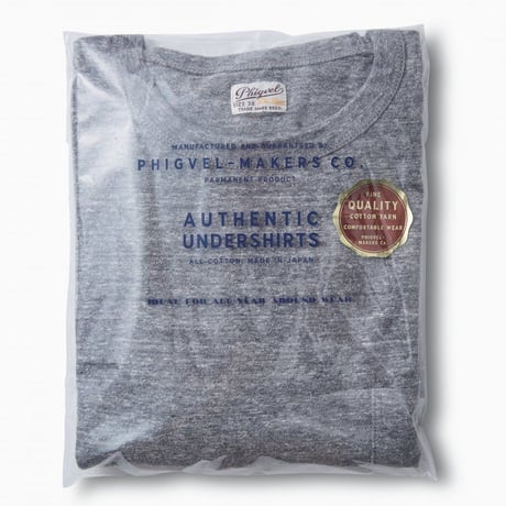 PHIGVEL‐MAKERS Co．Pocket Tee (Top Gray)