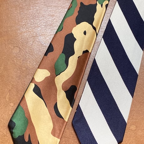 kenneth field 4face tie print camo×dot×tartan×reg