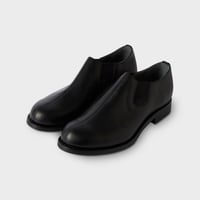 PHIGVEL‐MAKERS Co. × Lady White Co. PMLW-SH02 SPLIT SEAM SHOE（CHARCOAL / BLACK）
