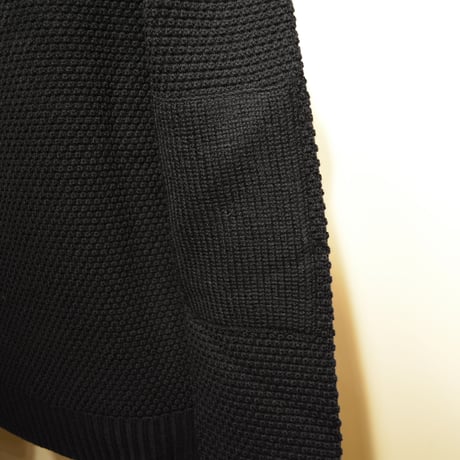 GRP WAFFLEKNIT‐mediumweight‐ blu notte (ネイビー)