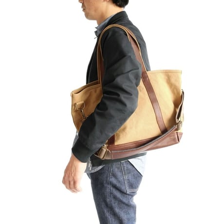 ARTS & CRAFTS -AGING CANVAS  2WAY TOTE-  2ウェイトート