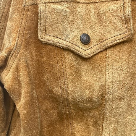Levis 60's 3rd type suede jacket Big“E” -made in USA- GOOD CONDITION ‼︎