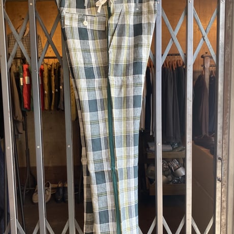 kenneth field ceremonyⅡwide plaids green