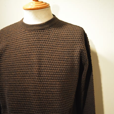 GRP crewneck “spotknit” MARRON(ブラウン)