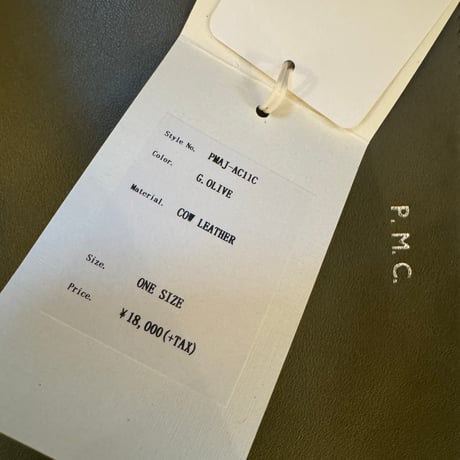 PHIGVEL‐MAKERS Co．Leather Purse LL‐G.Olive‐