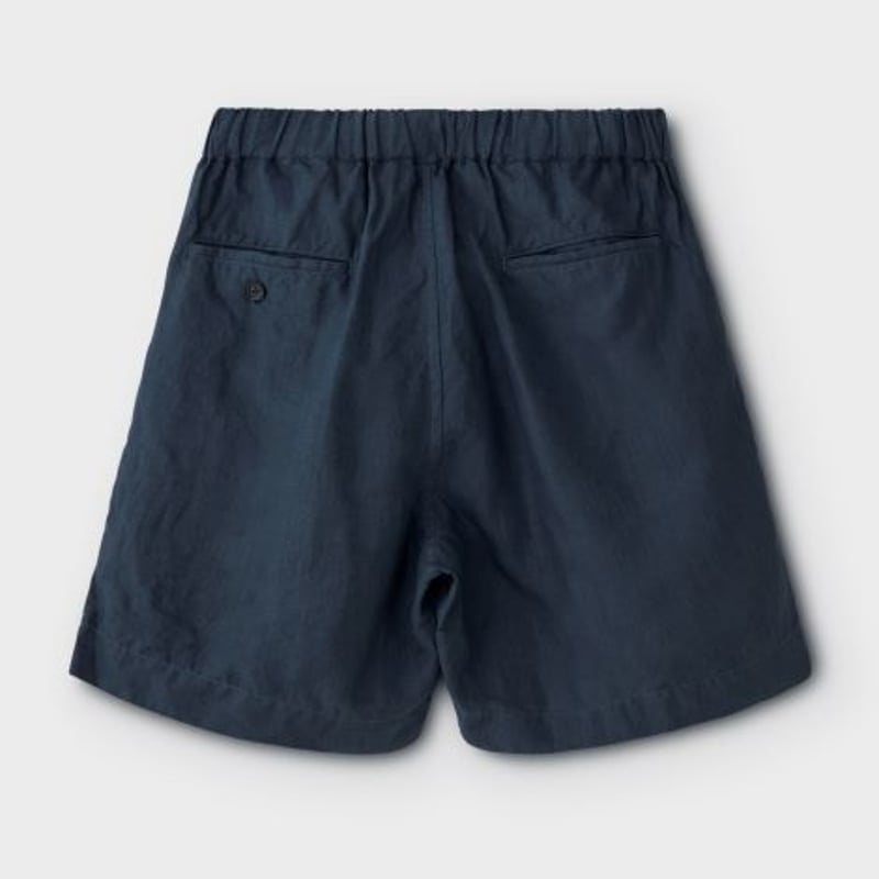 PHIGVEL‐MAKERS Co． Linen Easy Shorts (InkNavy)