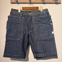 SASSAFRAS Fall Leaf Spayer Pants 1/2 13.5o.z Denim size Ｍ