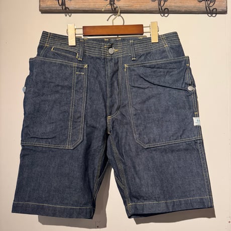SASSAFRAS Fall Leaf Spayer Pants 1/2 13.5o.z Denim size Ｍ