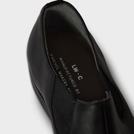 PHIGVEL‐MAKERS Co. × Lady White Co. PMLW-SH02 SPLIT SEAM SHOE（CHARCOAL / BLACK）