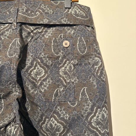 MOJITO GULF STREAM SHORTS（Gray Paisley × rip stop fabric）