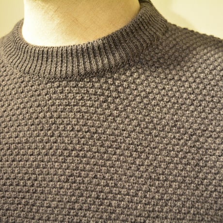 GRP WAFFLEKNIT‐mediumweight‐ grigio(ライトグレー)