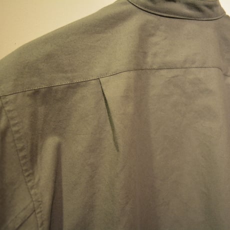 Frank Leder-bedlinenshirt- (StandCollar)OLIVE